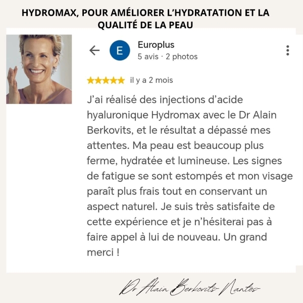 Hydromax, un skinbooster très hydratant
